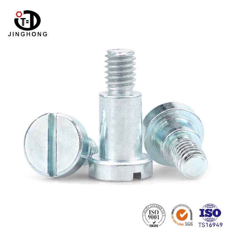 Винт с буртиком со шлицем - оцинкованный