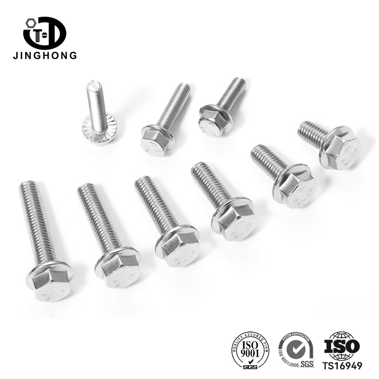 SUS 316 фланцевые винты с шестигранной головкой